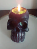 Christmas Spice Skull Candle